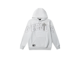 Geedup Co x Trapstar Team Logo x Irongate T Hoodie - White Marle/Grey